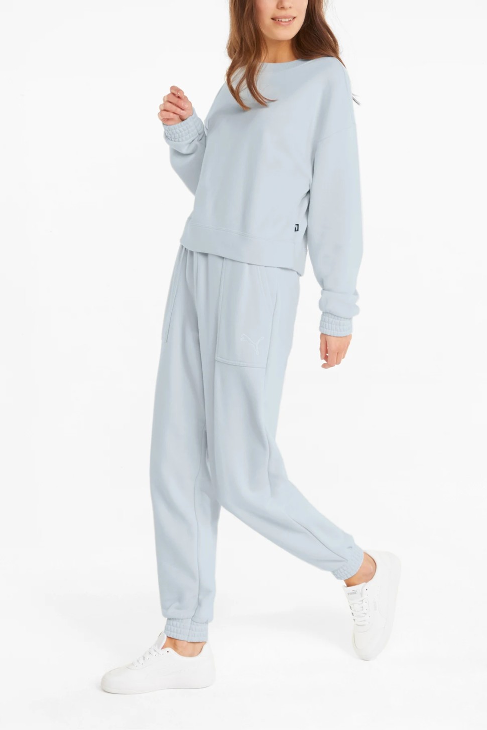 Костюм жіночий Puma Loungewear Suit блакитний 84745821 — фото 2