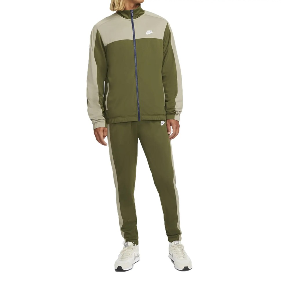 Костюм чоловічий Nike M Nsw Spe Pk Trk Suit зелений DM6843-326 — фото 1