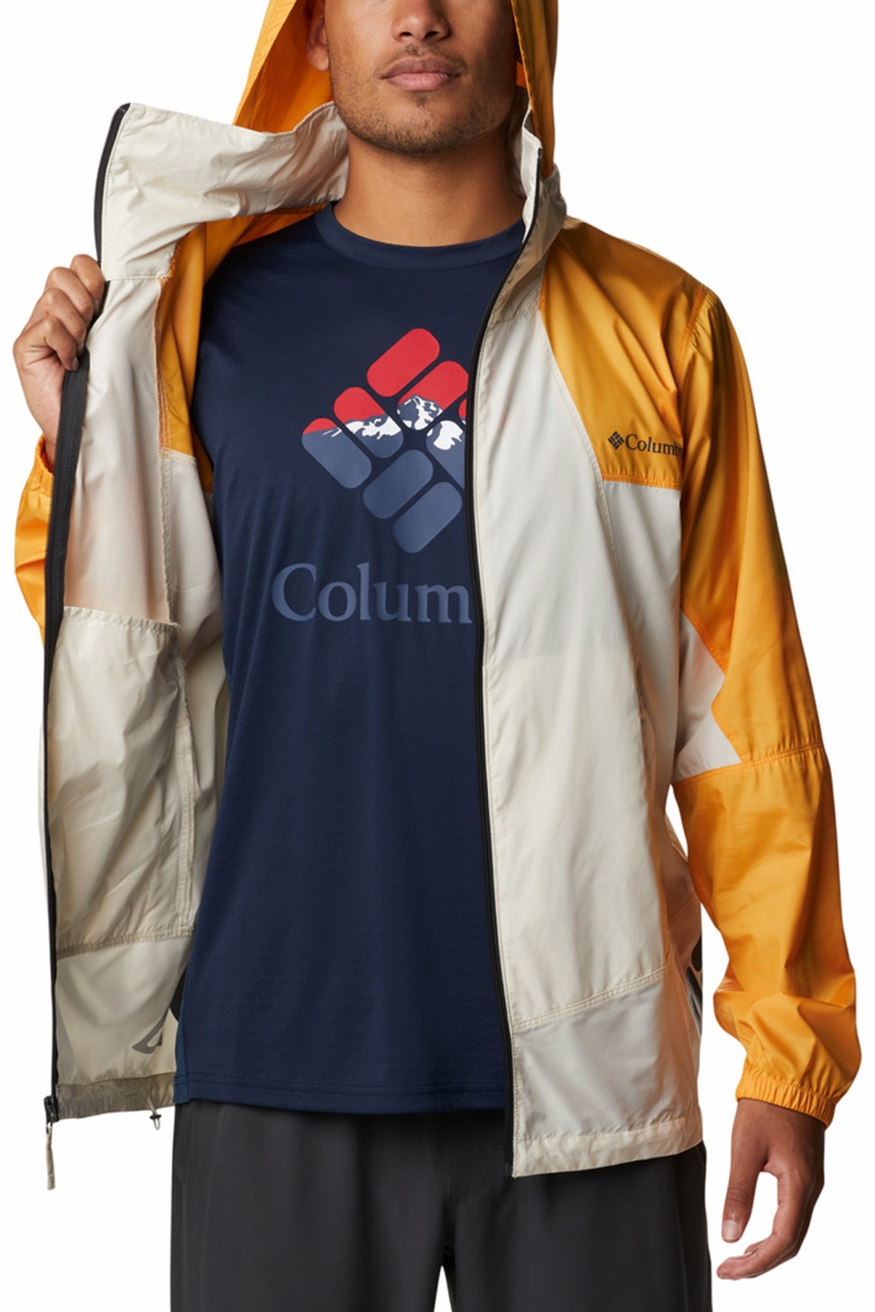 Вітрівка чоловіча Columbia  Point Park™ Windbreaker біла 1890072-191 — фото 3