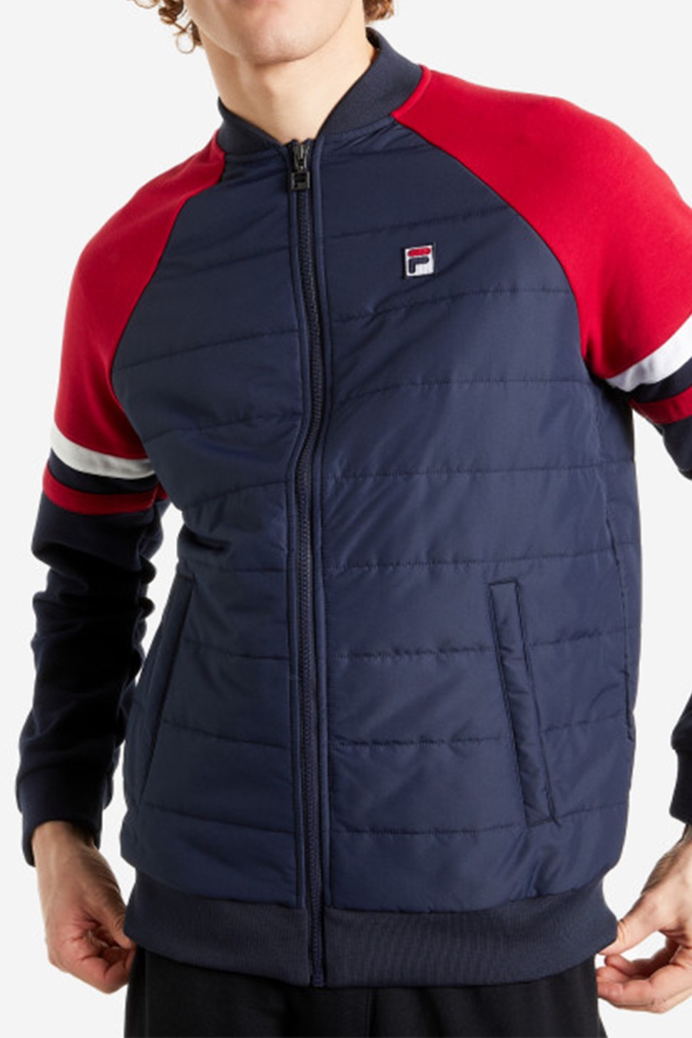 Толстовка чоловіча Fila синя 113485-MH — фото 2