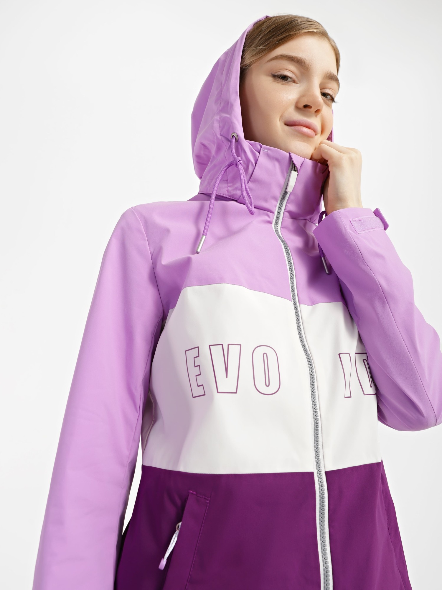 Ветровка женская Evoids Megrez сиреневая 322002-500 изображение 6