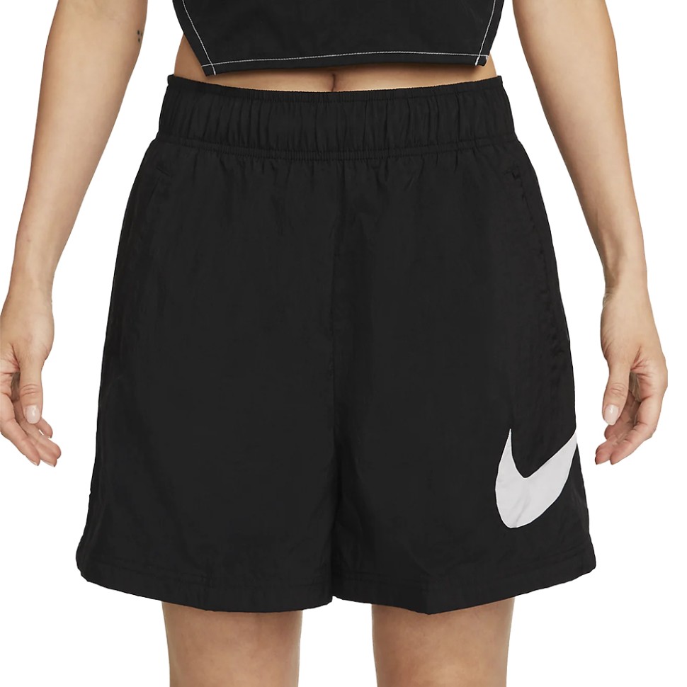 Шорти жіночі Nike W Nsw Essntl Wvn Hr Short Hbr чорні DM6739-010 — фото 1
