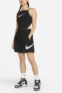 Шорти жіночі Nike W Nsw Essntl Wvn Hr Short Hbr чорні DM6739-010 изображение 2