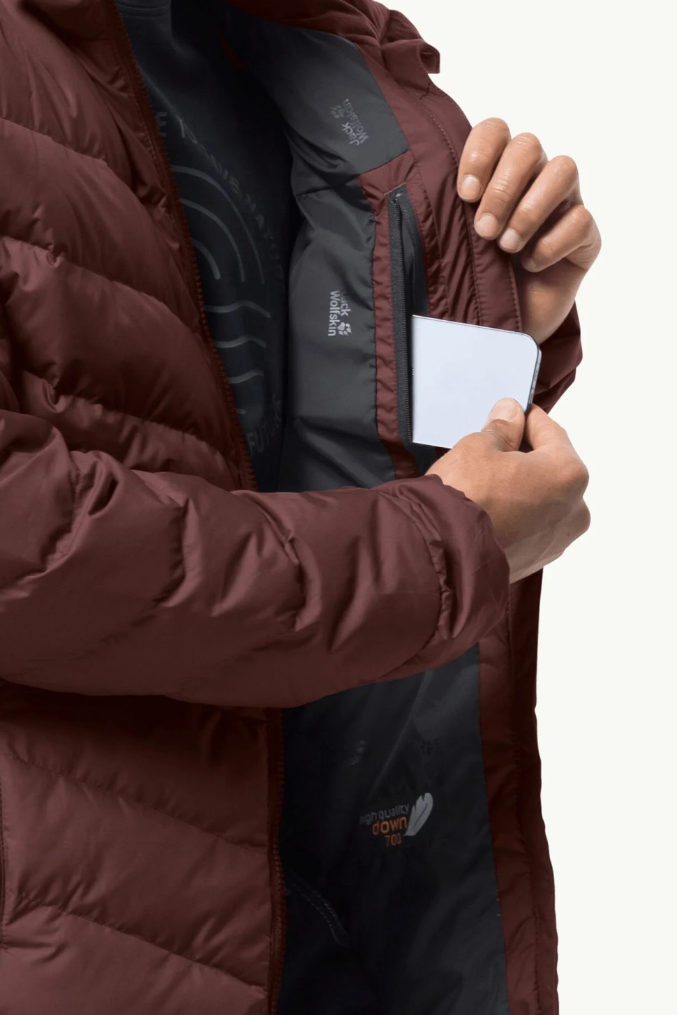 Куртка чоловіча Jack Wolfskin FAIRMONT MEN бордова 1203591-2185 — фото 4