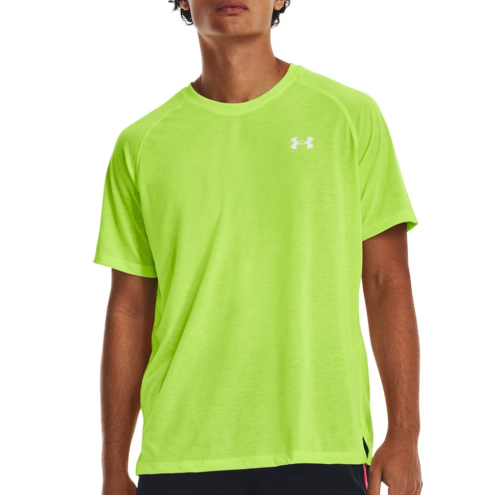 Футболка чоловіча Under Armour UA STREAKER TEE Салатна 1361469-369 — фото 1