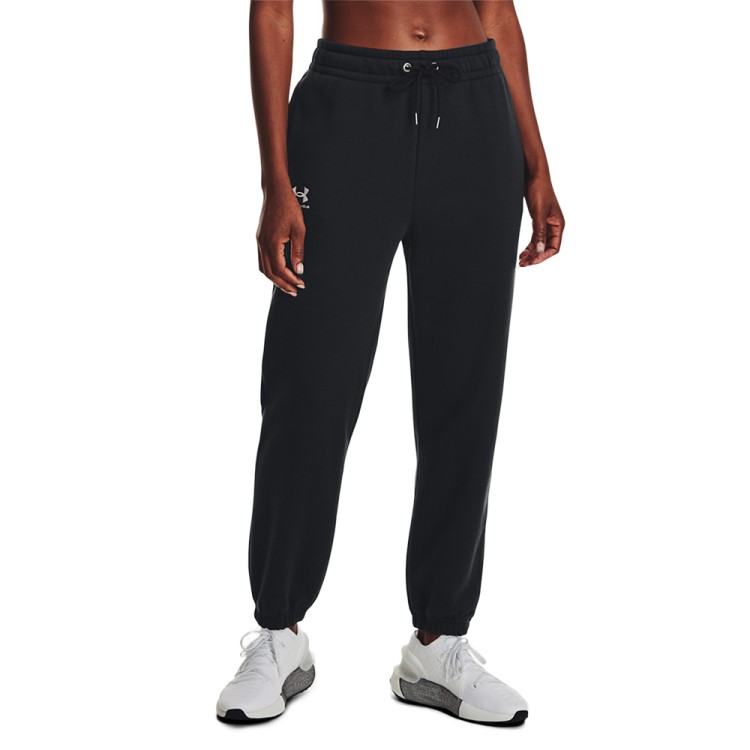 Брюки женские Under Armour Essential Fleece Joggers черные 1373034-001 изображение 1