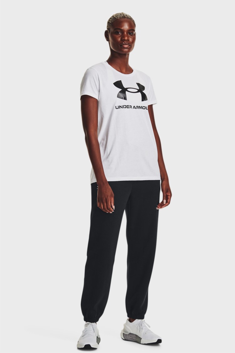 Брюки женские Under Armour Essential Fleece Joggers черные 1373034-001 изображение 2
