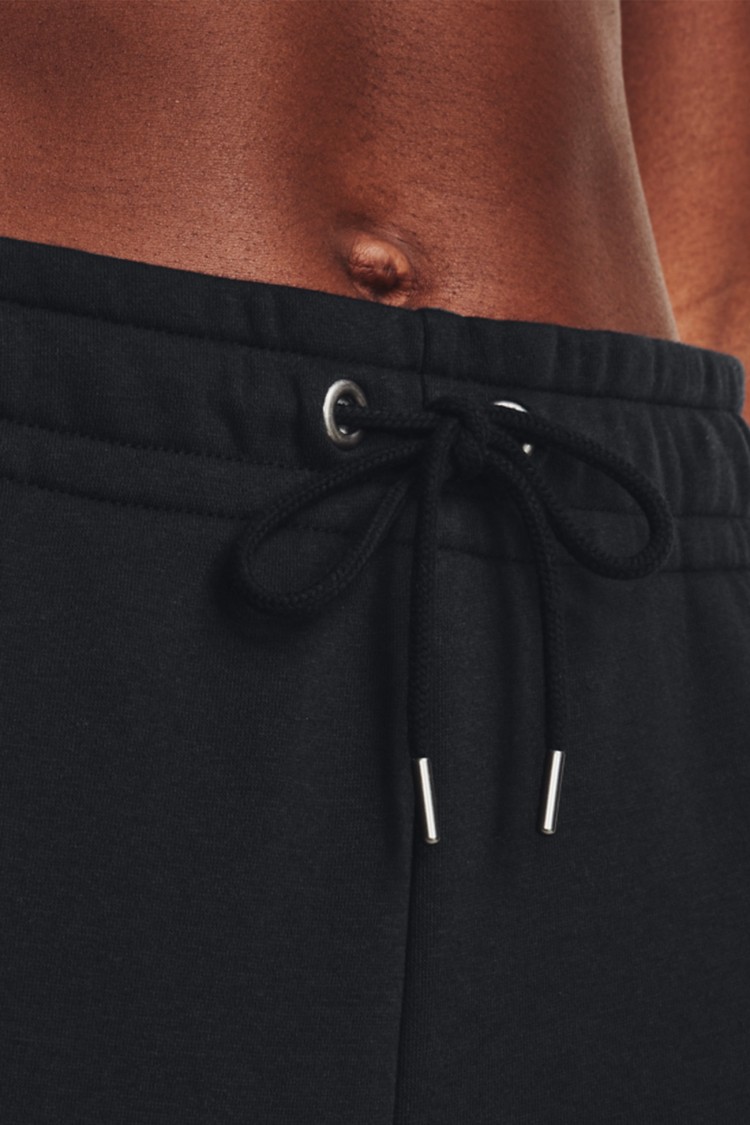 Брюки женские Under Armour Essential Fleece Joggers черные 1373034-001 изображение 4