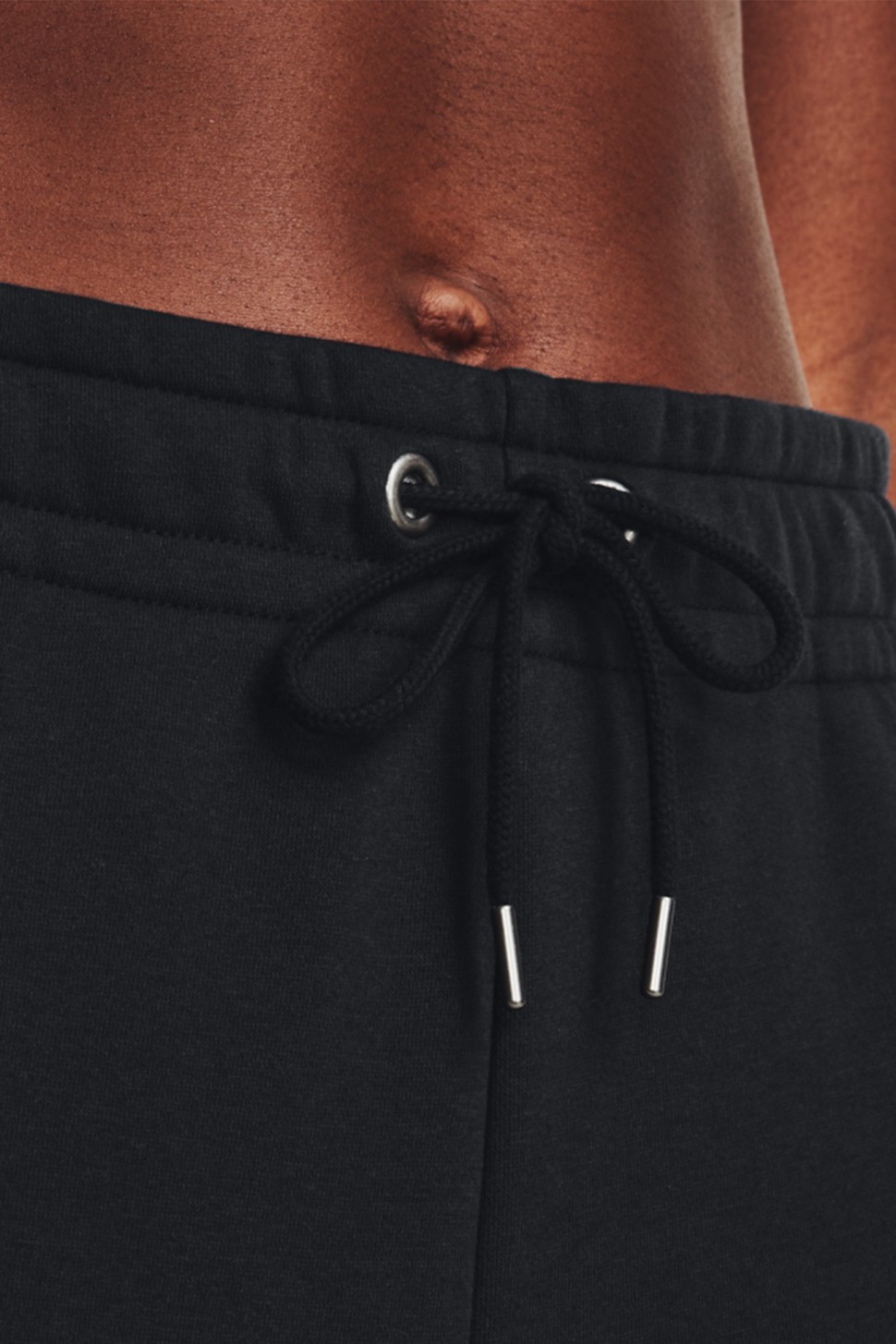 Штани жіночі Under Armour Essential Fleece Joggers чорні 1373034-001 — фото 4