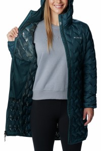 Куртка жіноча Columbia Delta Ridge™ Long Down Jacket синя 1909251-414 изображение 3
