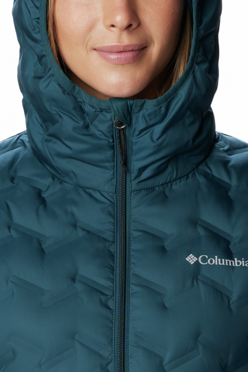 Куртка жіноча Columbia Delta Ridge™ Long Down Jacket синя 1909251-414 изображение 4