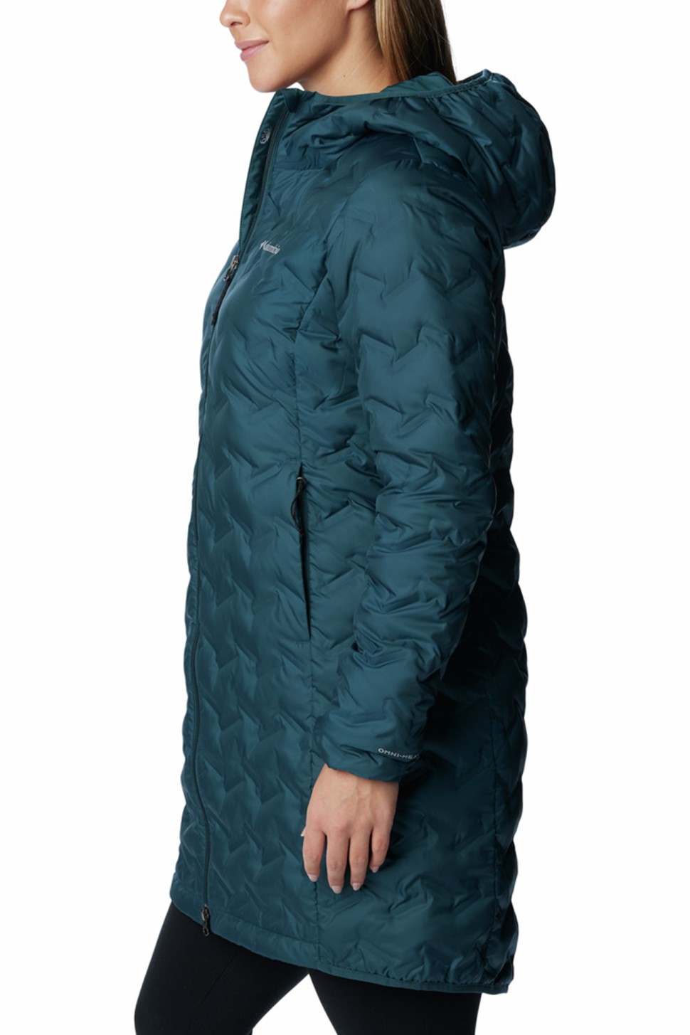 Куртка жіноча Columbia Delta Ridge™ Long Down Jacket синя 1909251-414 — фото 5
