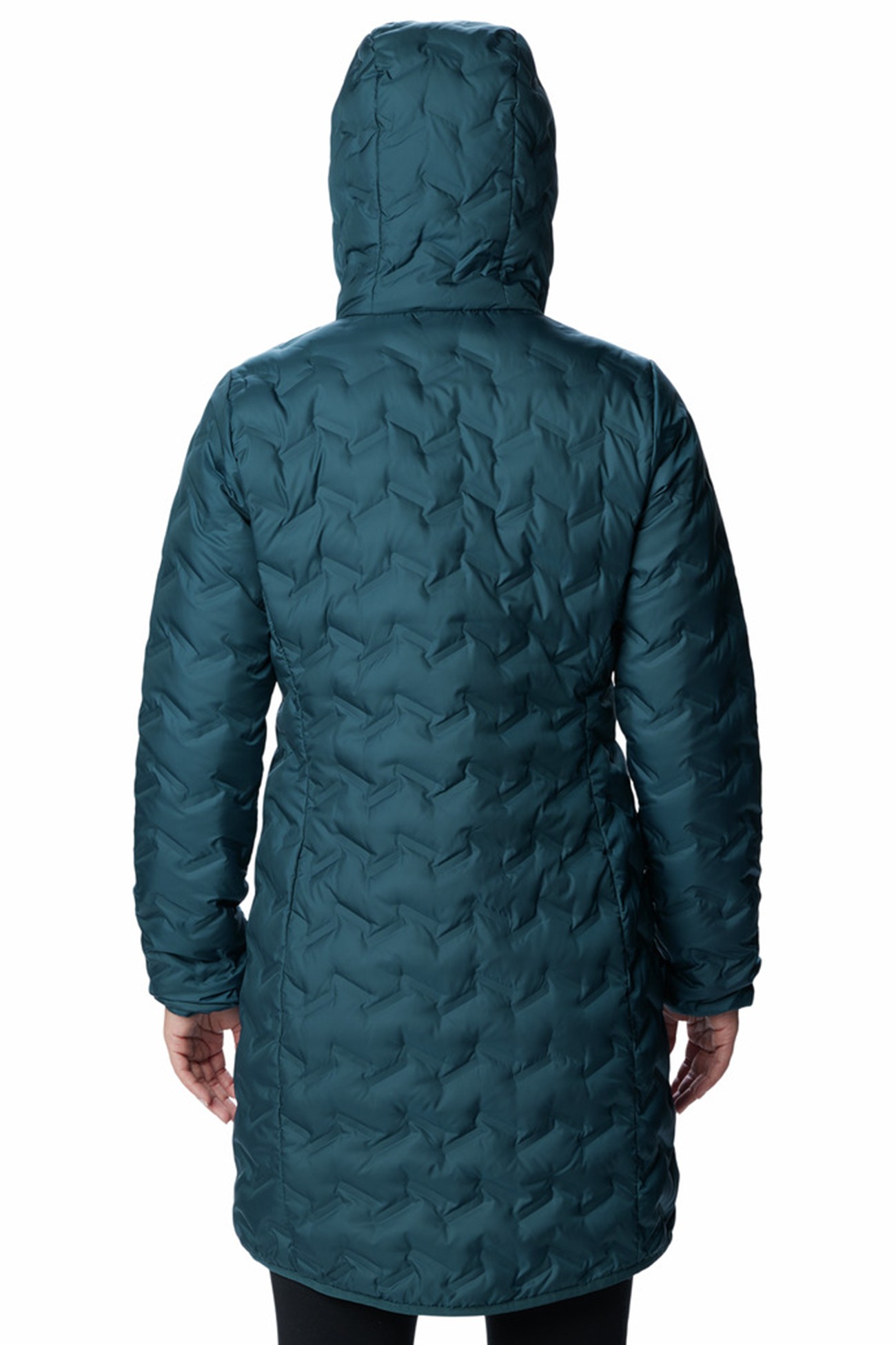 Куртка женская Columbia Delta Ridge™ Long Down Jacket синяя 1909251-414 изображение 7