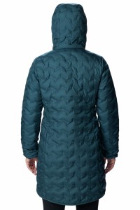 Куртка жіноча Columbia Delta Ridge™ Long Down Jacket синя 1909251-414 изображение 7