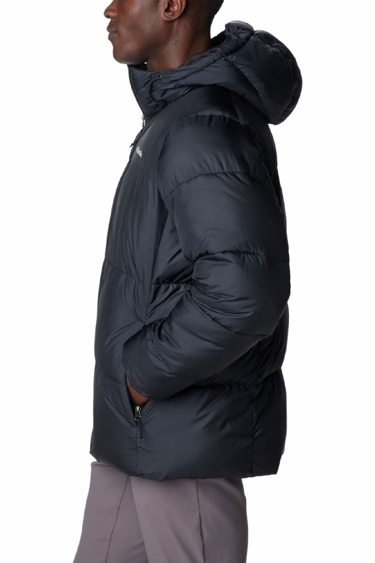 Куртка мужская Columbia Puffect™ Hooded Jacket черная 2008414-010 изображение 2