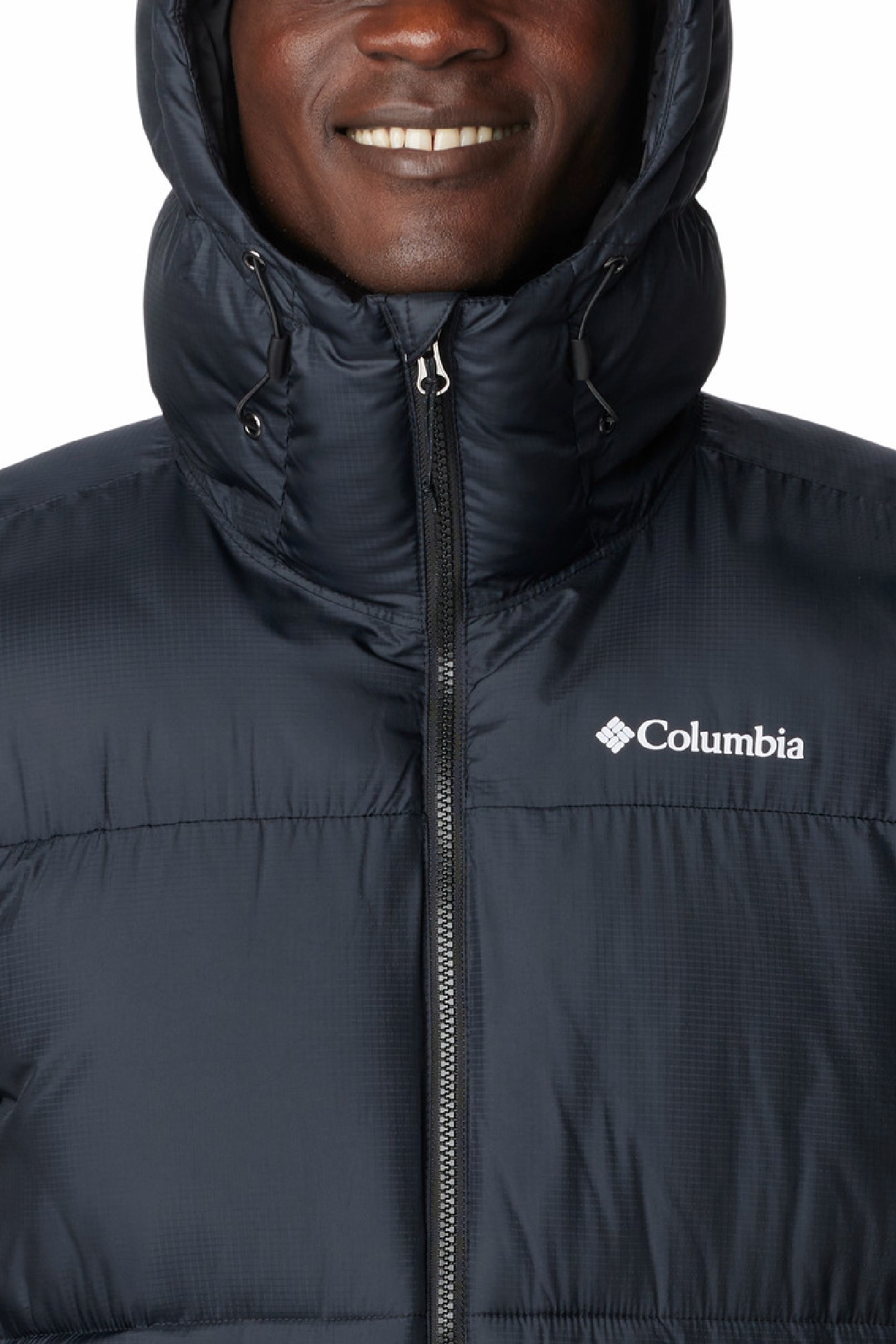 Куртка чоловіча Columbia Puffect™ Hooded Jacket чорна 2008414-010 изображение 3