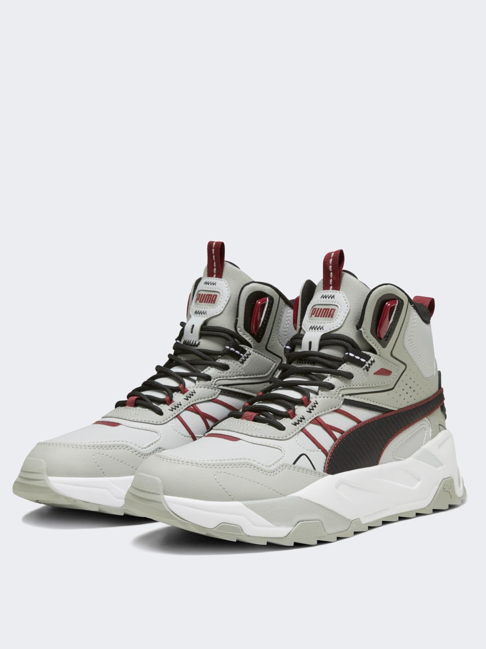 Черевики чоловічі Puma Trinity Mid Hybrid L сірі 39398502 — фото 3