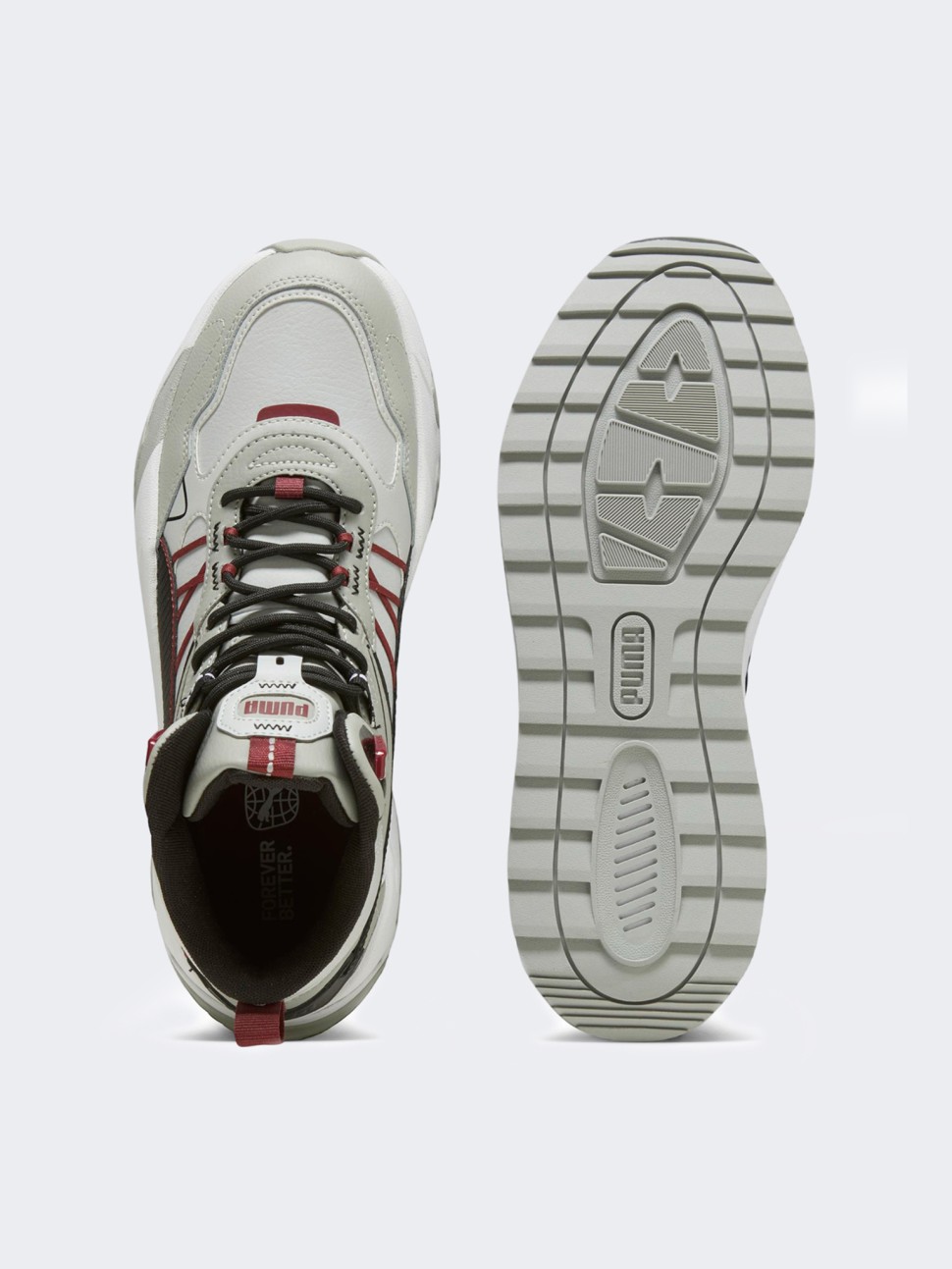 Черевики чоловічі Puma Trinity Mid Hybrid L сірі 39398502 — фото 6