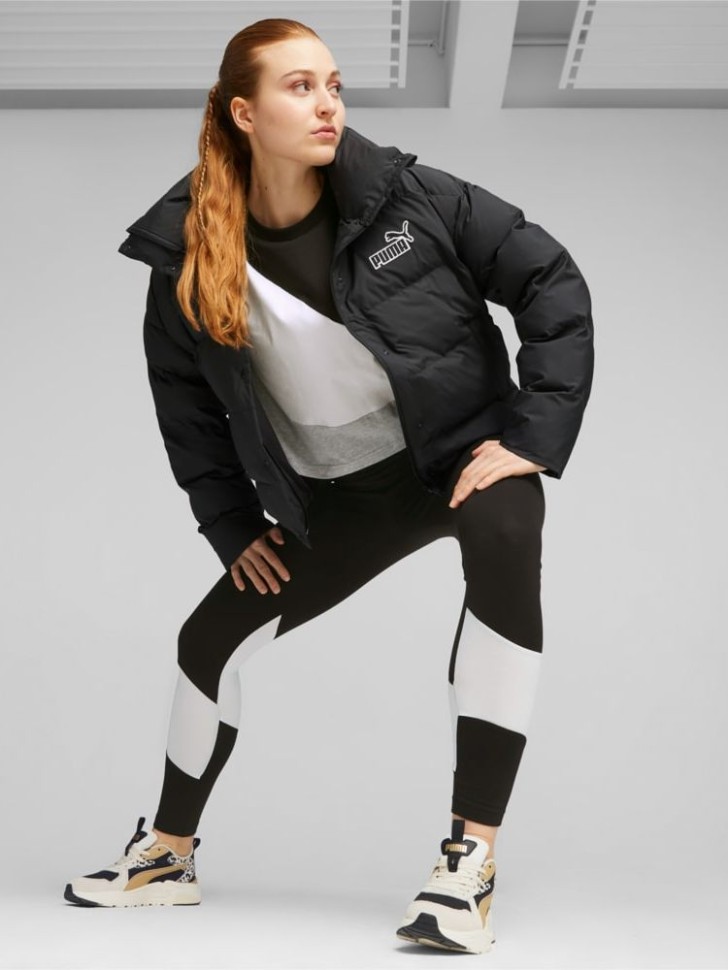 Куртка женская Puma Better Polyball Puffer черная 67536701 изображение 4