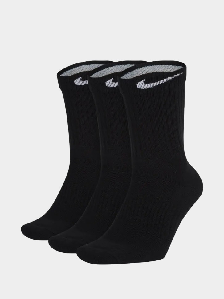 Носки  Nike U NK PERF LTWT CRW 3PR NFS 144 черные SX4704-001 изображение 2