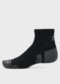Шкарпетки  Under Armour UA Performance Cotton 3p Qtr чорні 1379528-001 изображение 3