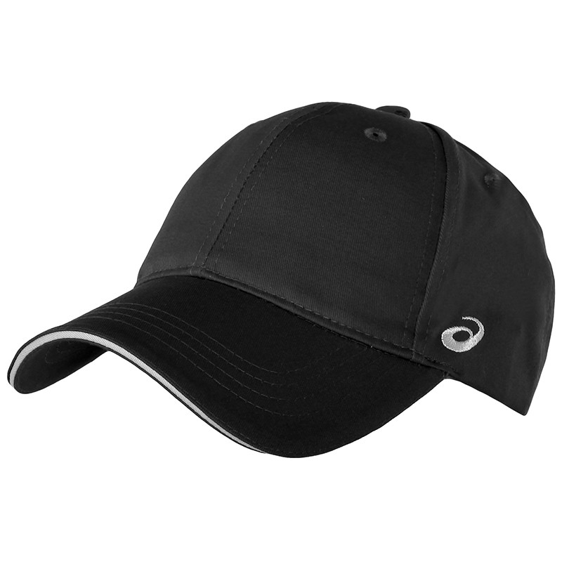 Бейсболка Asics Cotton Cap черная 3013A164-001 — Sport City Бейсболка Asics Cotton Cap черная 3013A164-001