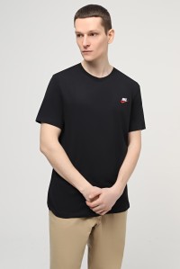 Футболка мужская Nike M NSW CLUB DT TEE черная FD1184-011 изображение 2