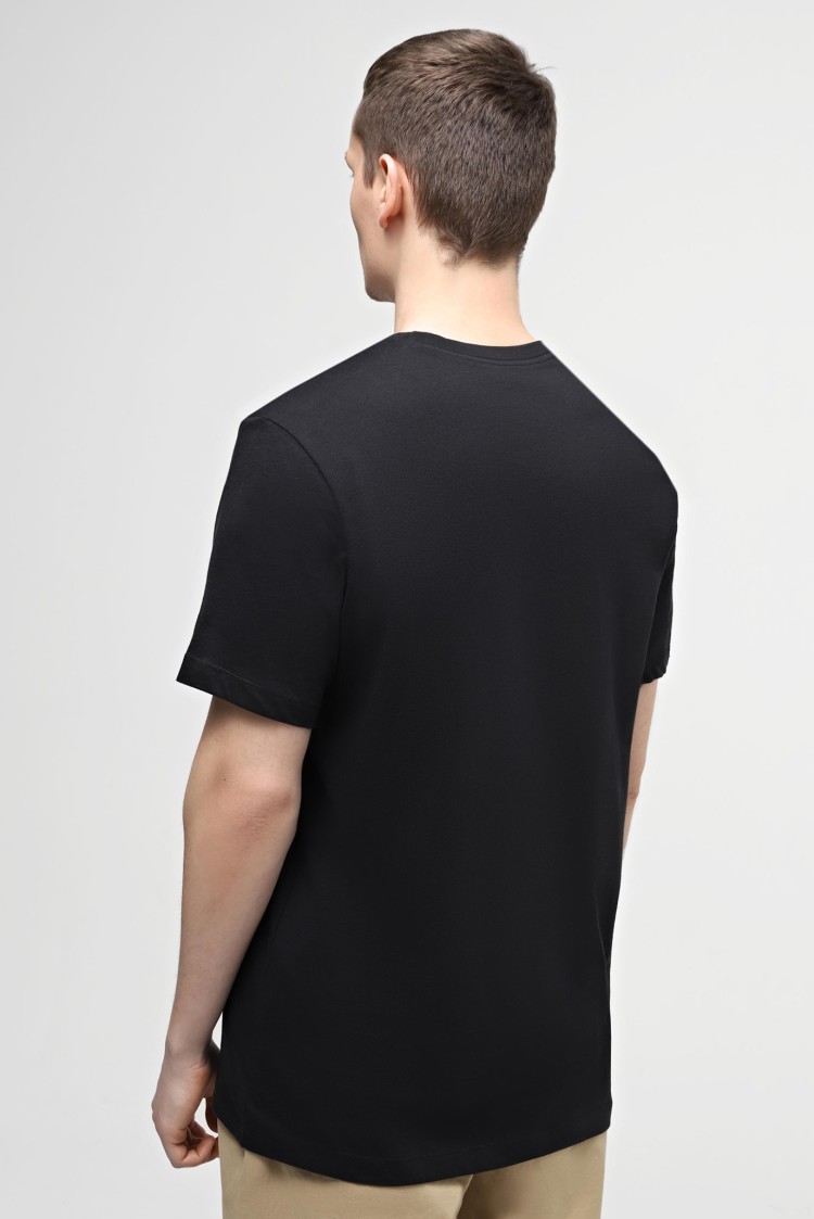 Футболка мужская Nike M NSW CLUB DT TEE черная FD1184-011 изображение 3
