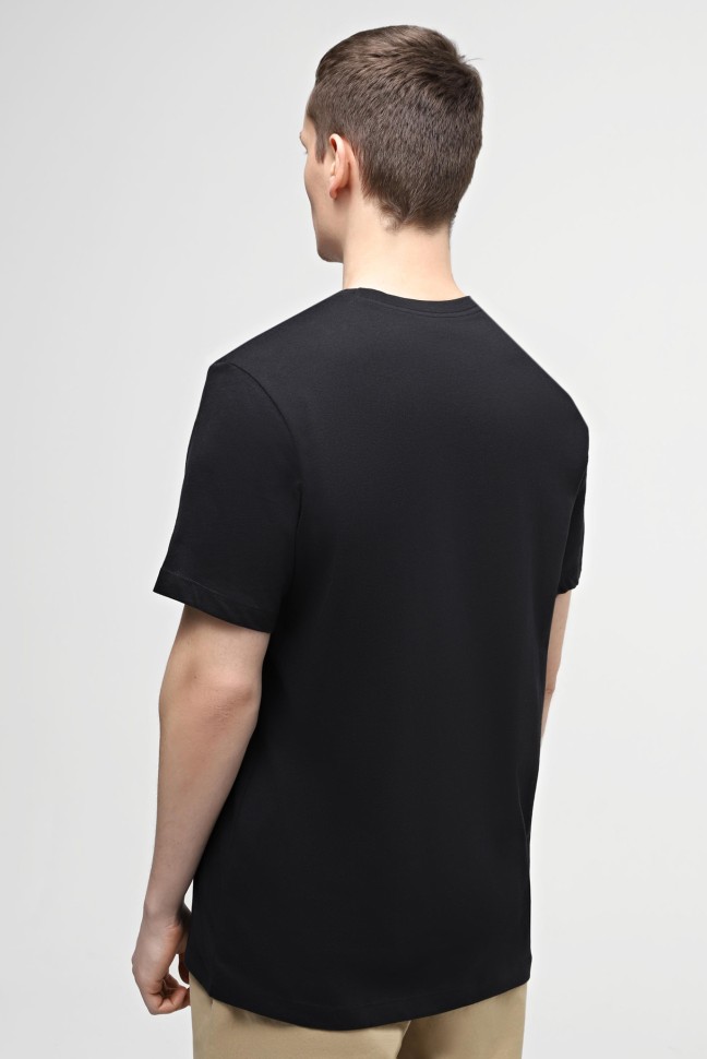 Футболка мужская Nike M NSW CLUB DT TEE черная FD1184-011 изображение 3