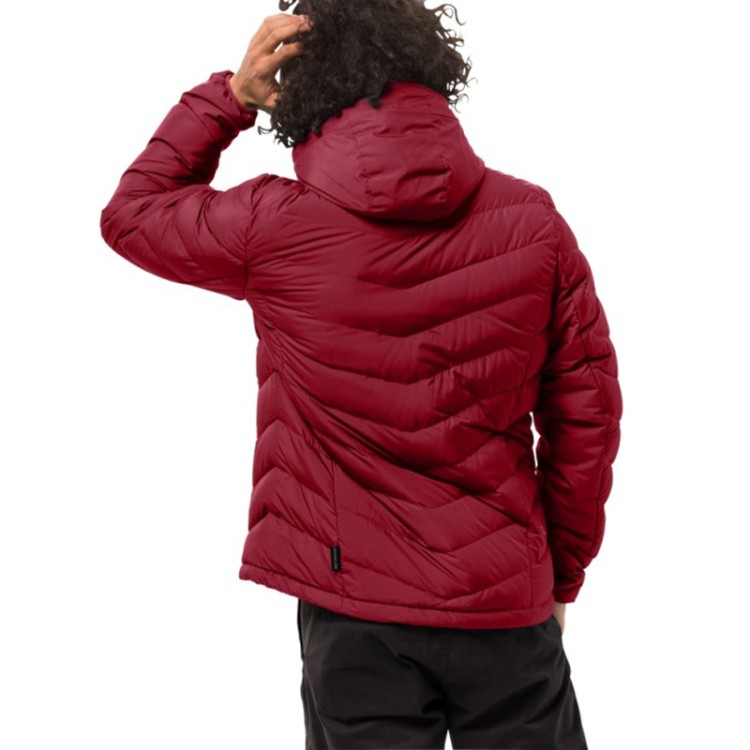 Пуховик мужской Jack Wolfskin бордовый 1203591-2027 изображение 2