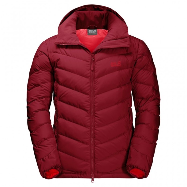 Пуховик мужской Jack Wolfskin бордовый 1203591-2027 изображение 1