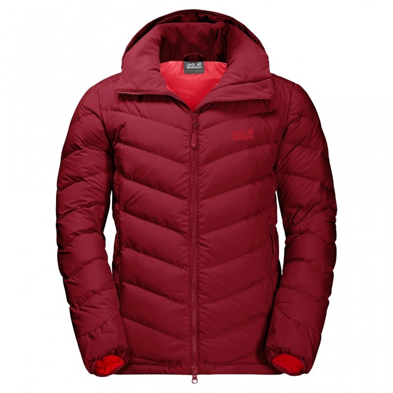 Пуховик мужской Jack Wolfskin бордовый 1203591-2027 изображение 1