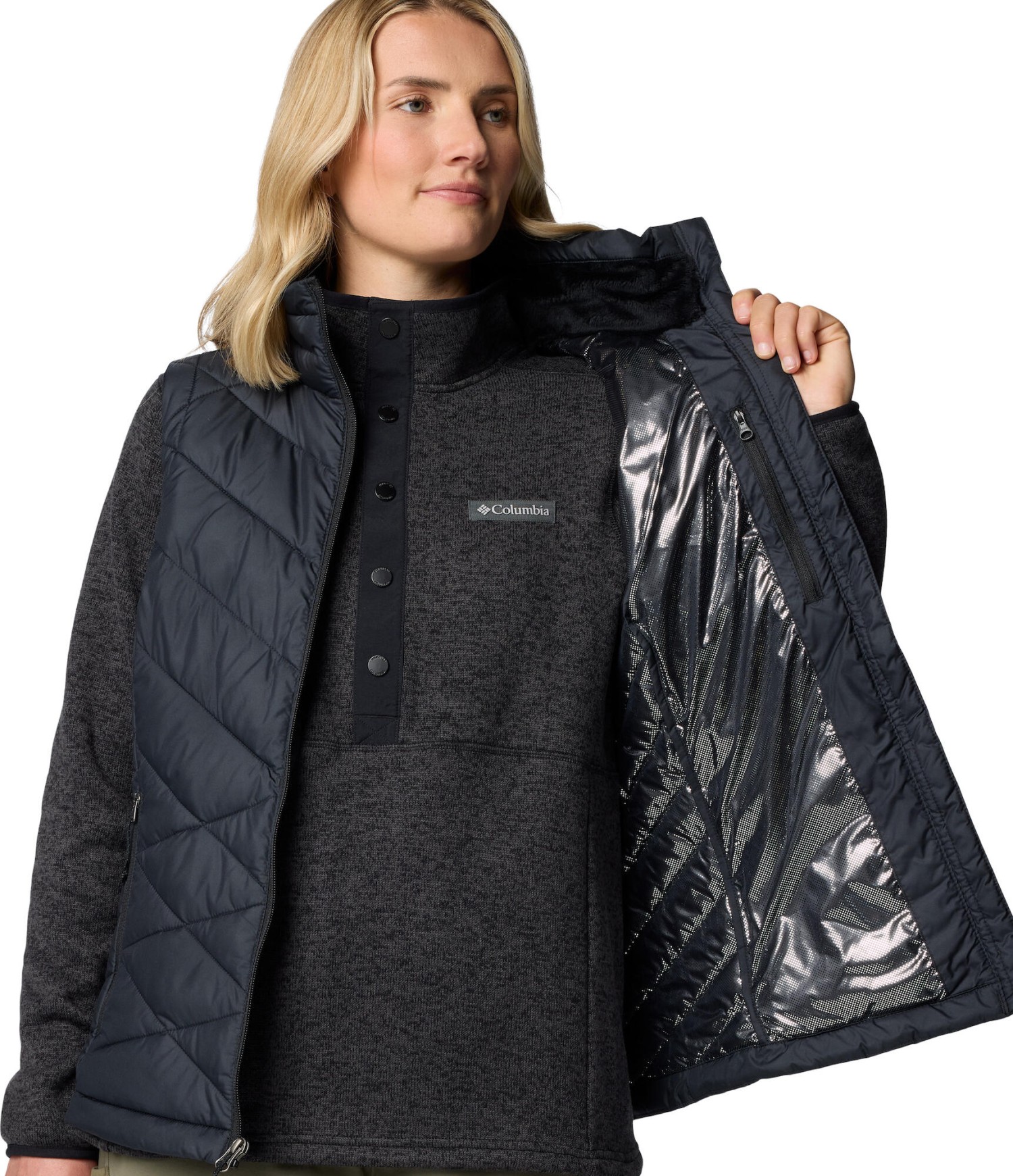 Жилет жіночий Columbia Heavenly™ II Vest чорний 2089201-010 изображение 2
