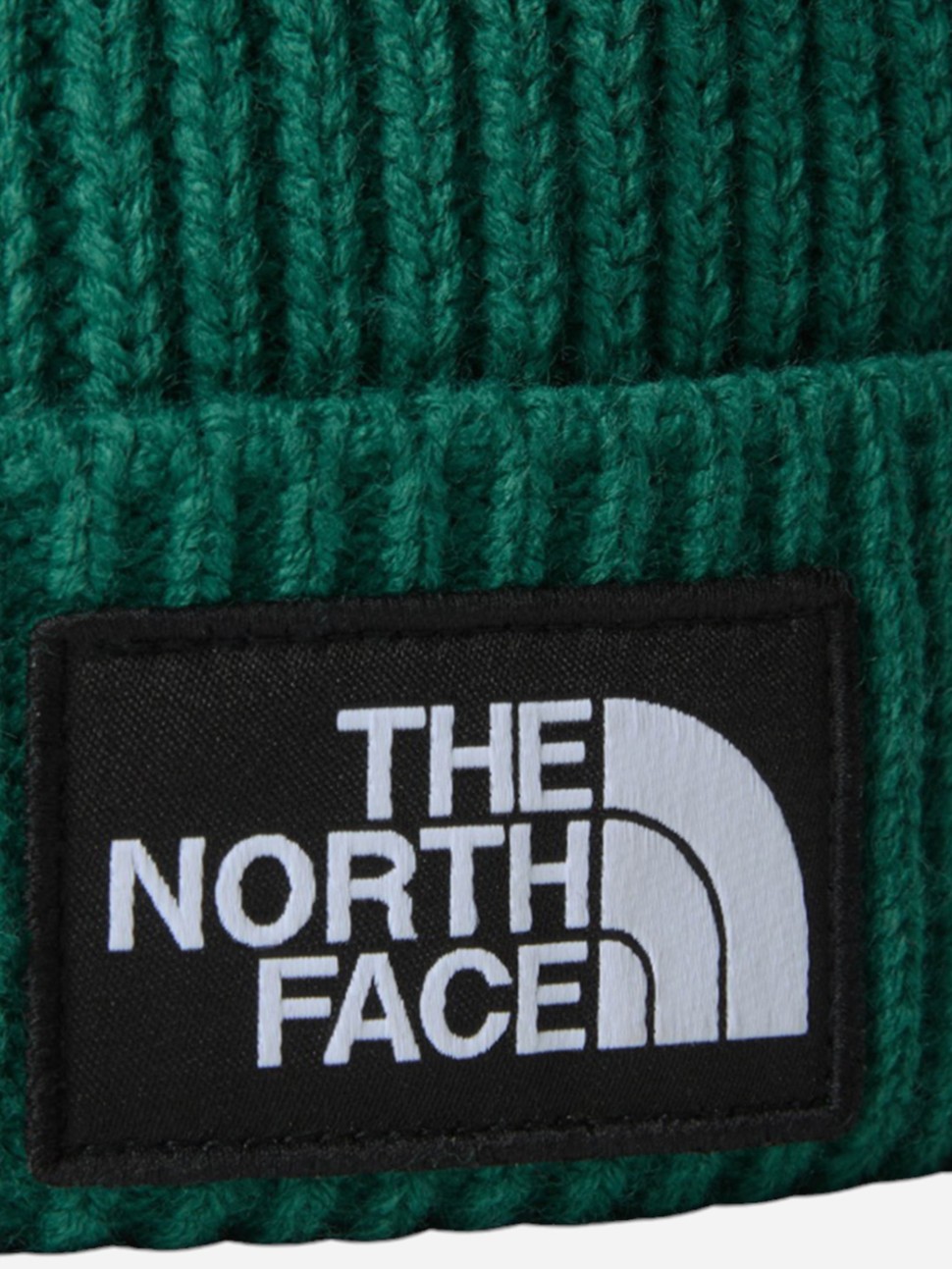 Шапка The North Face Logo Box Cuffed зелена NF0A3FJXNL11 — фото 3