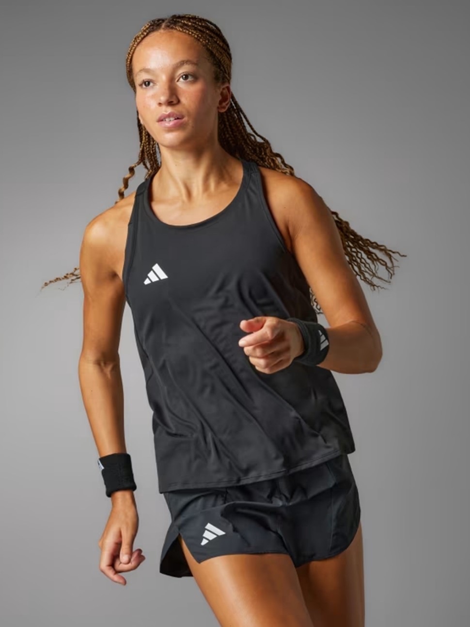 Шорти жіночі Adidas ADIZERO E SHORT чорні IN8707 — фото 4