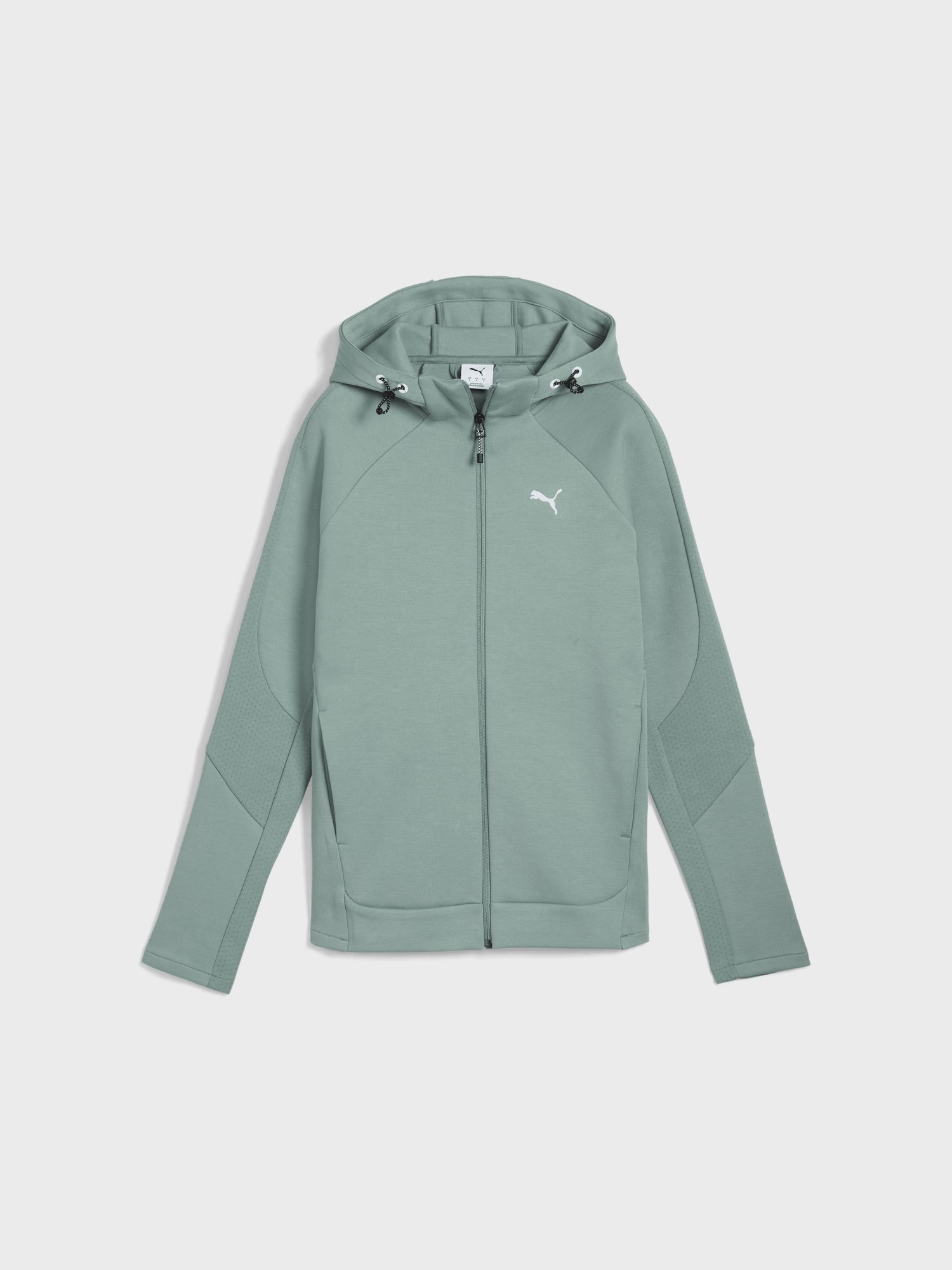 Толстовка жіноча Puma EVOSTRIPE Full-Zip Hoodie зелена 68505030 изображение 7