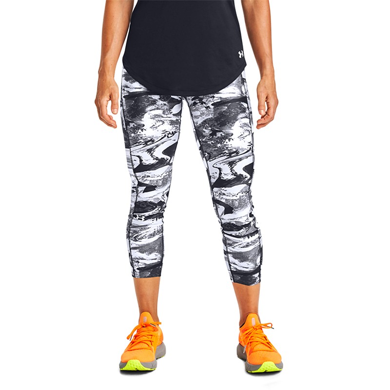 Лосины Under Armour HeatGear® Armour Printed Ankle Crop 1353296-005 изображение 2