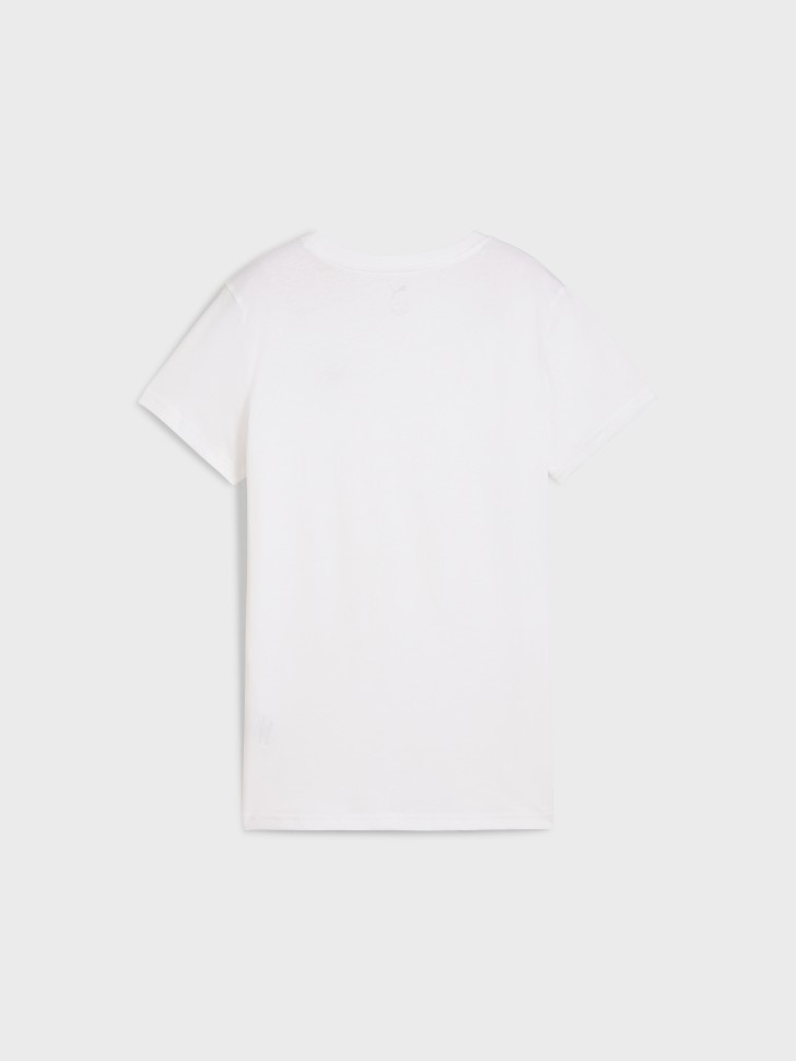 Футболка жіноча Puma ESS Small No. 1 Logo Tee біла 68237202 изображение 6