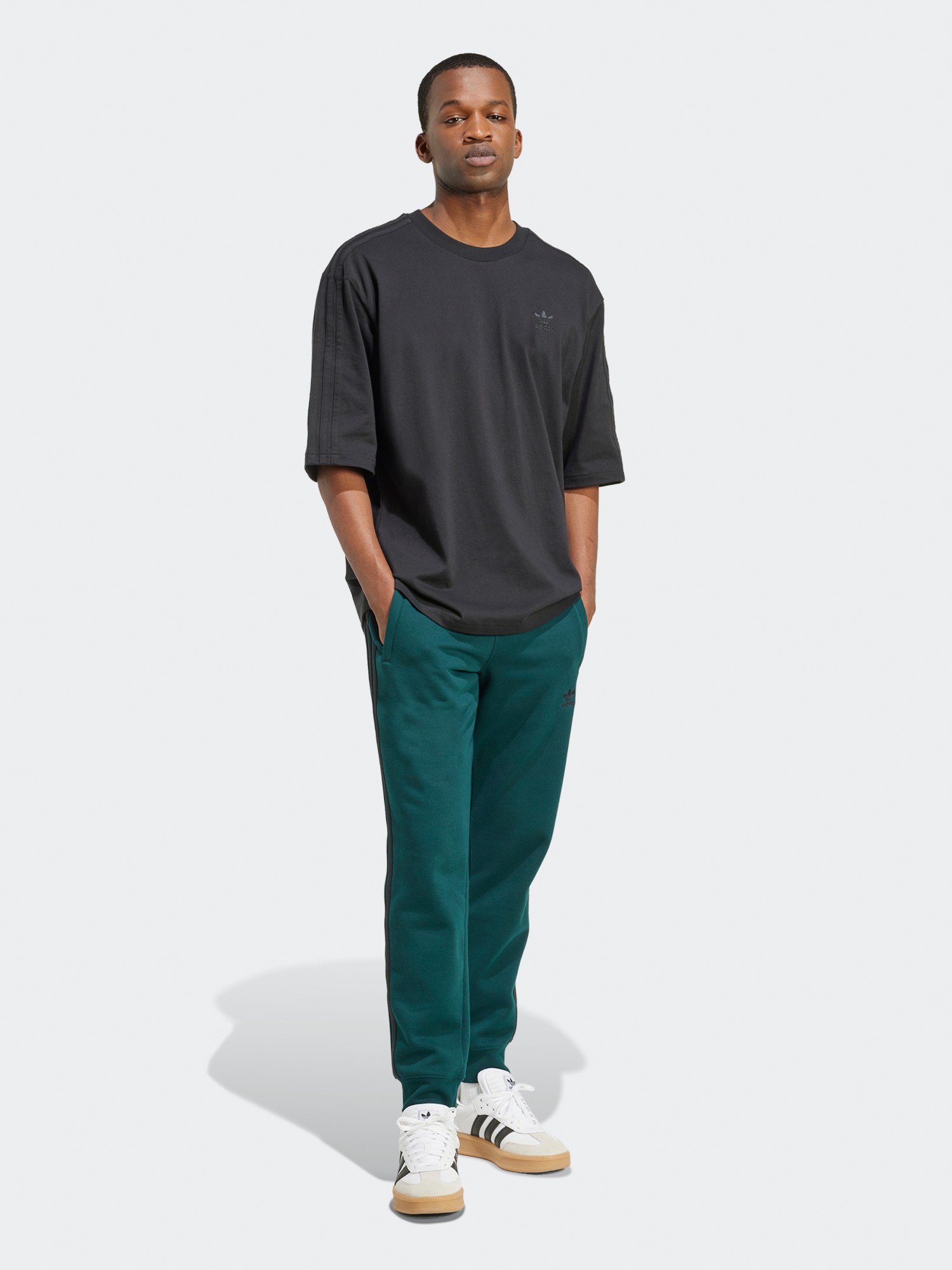 Брюки мужские Adidas 3-STRIPES PANT зеленые JY1388 изображение 4