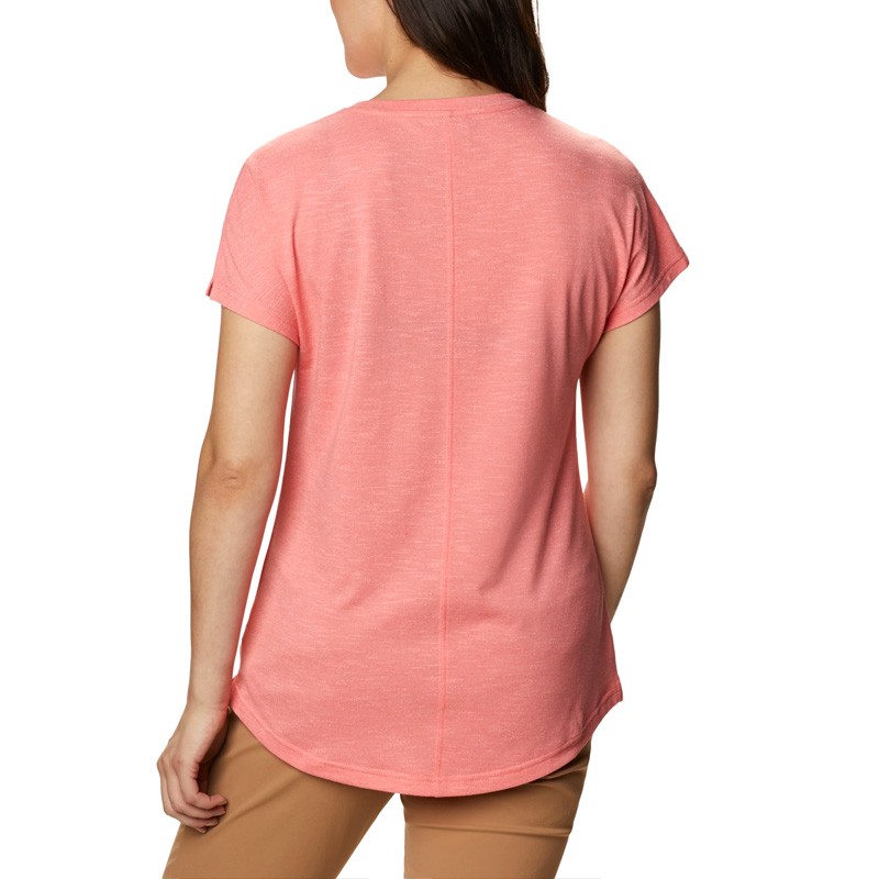 Футболка женская Columbia Cades Cape ™ Tee Коралловый 1888111-699 — фото 2
