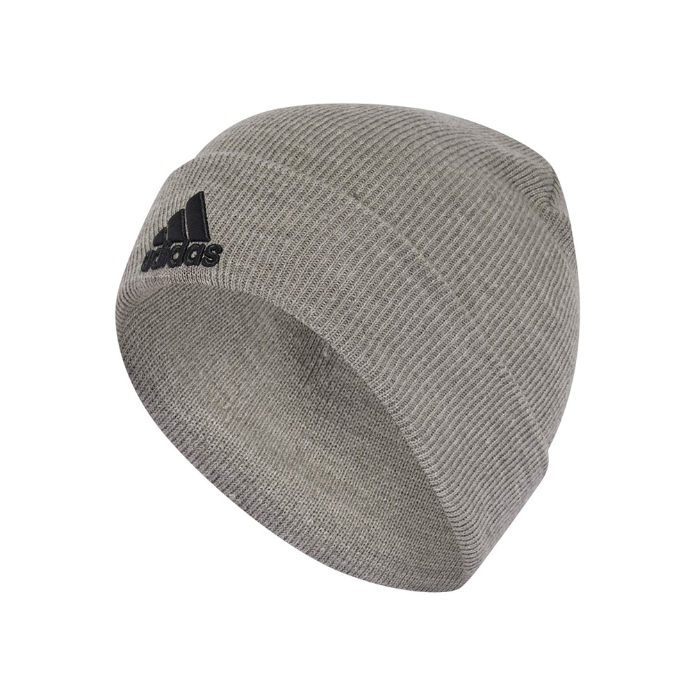 Шапка  Adidas LOGO BEANIE CUF серая IY7665
