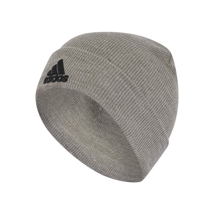 Шапка  Adidas LOGO BEANIE CUF серая IY7665