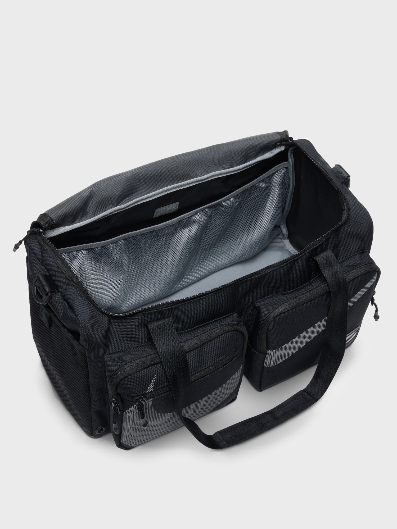 Сумка  Nike NK UTLTY S PWR DUFF - 2.0 GFX черная HF0654-010 изображение 5