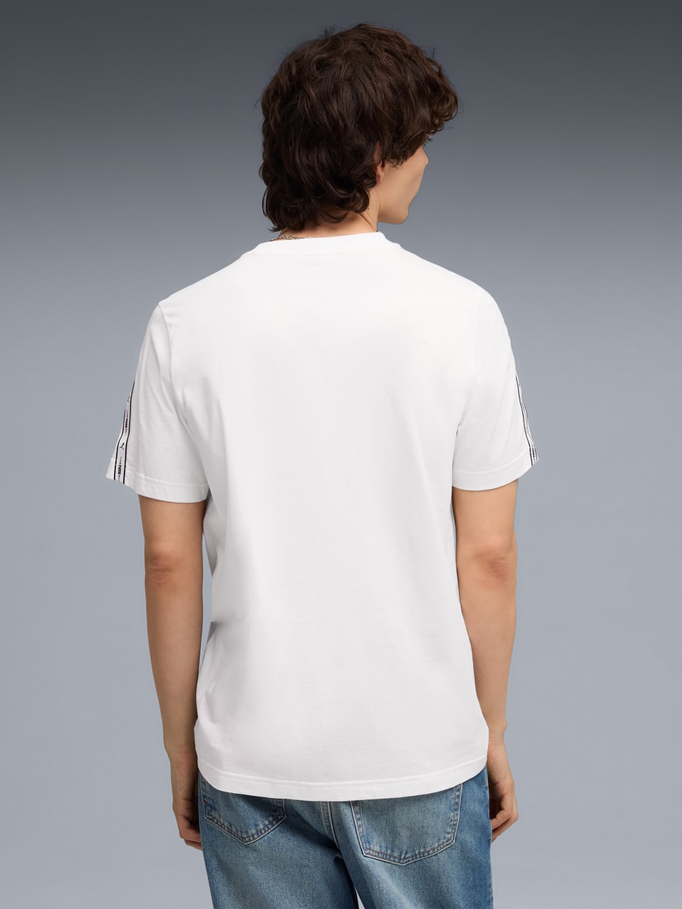 Футболка чоловіча Puma ESS TAPE Tee біла 69169302 — фото 3