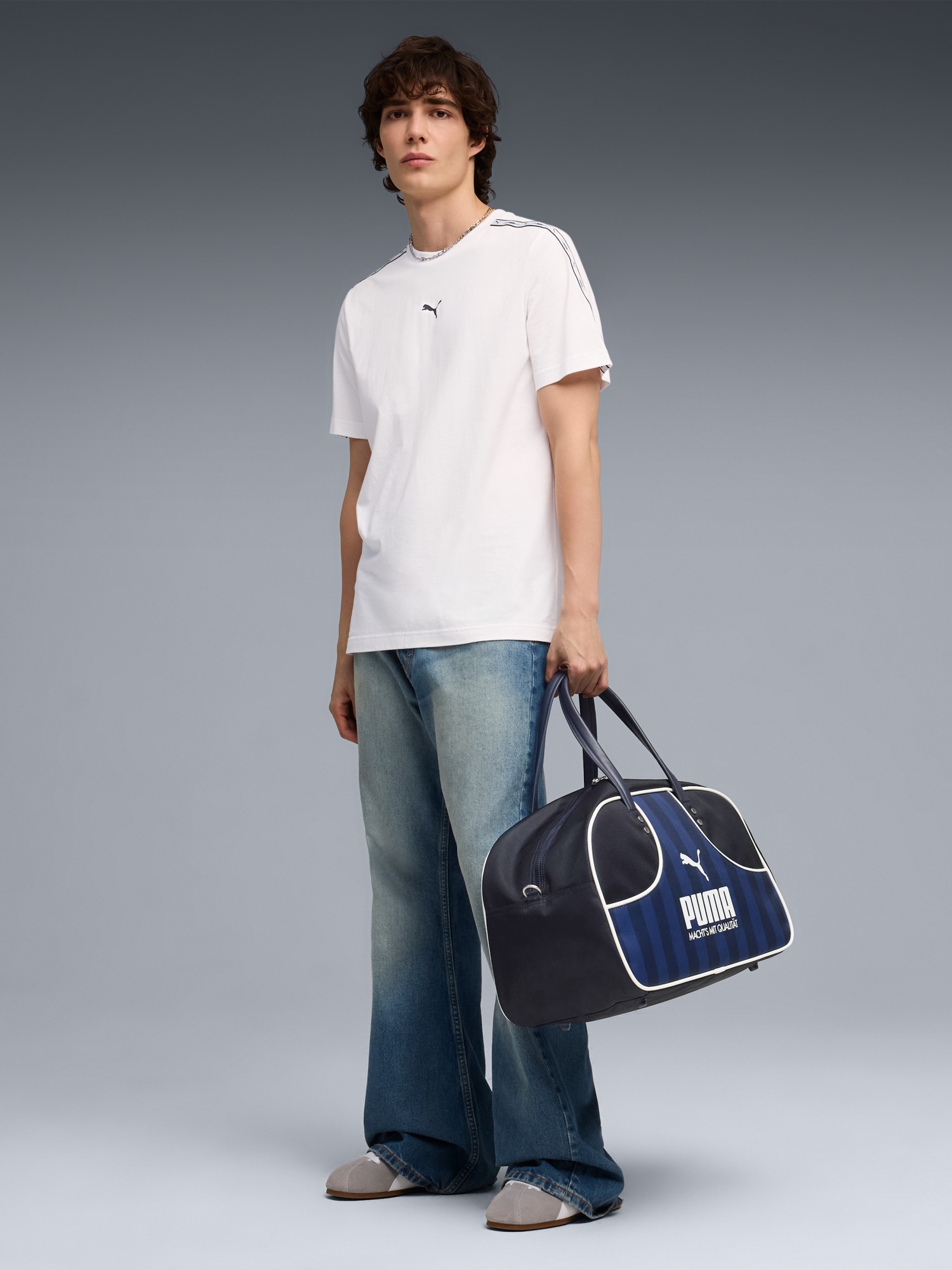 Футболка чоловіча Puma ESS TAPE Tee біла 69169302 изображение 4