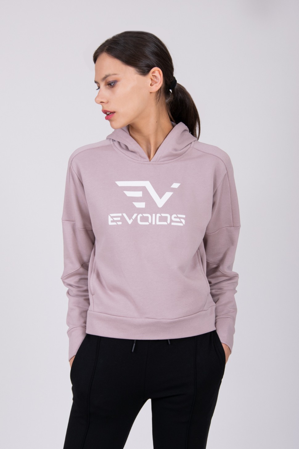Толстовка жіноча Evoids Bellona фіолетова 552166-510  — фото 2