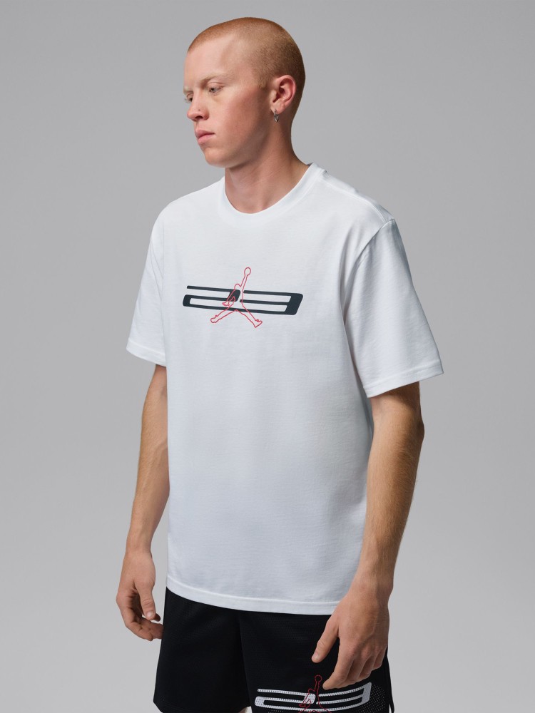 Футболка мужская Nike M J DF SPT GFX SS CREW 2 белая IR0864-100 изображение 2