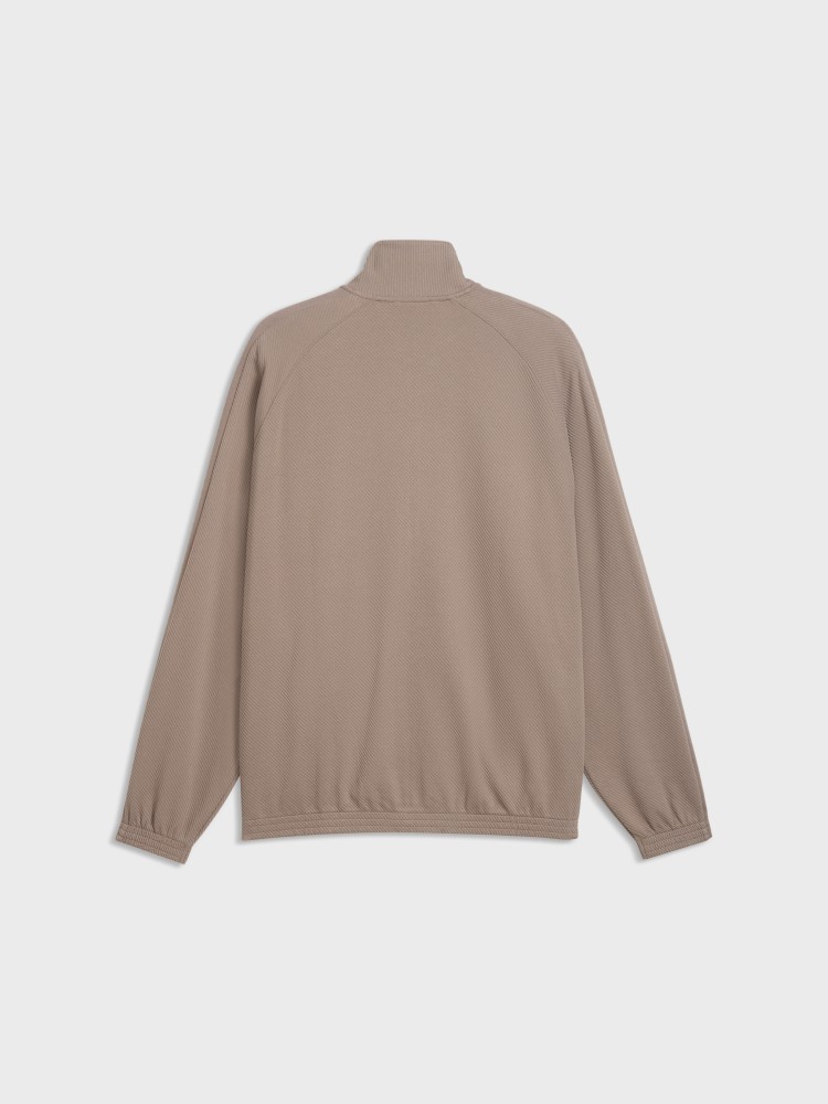 Толстовка мужская Puma CLASS Relaxed Material Track Jacket бежевая 69429881 изображение 6