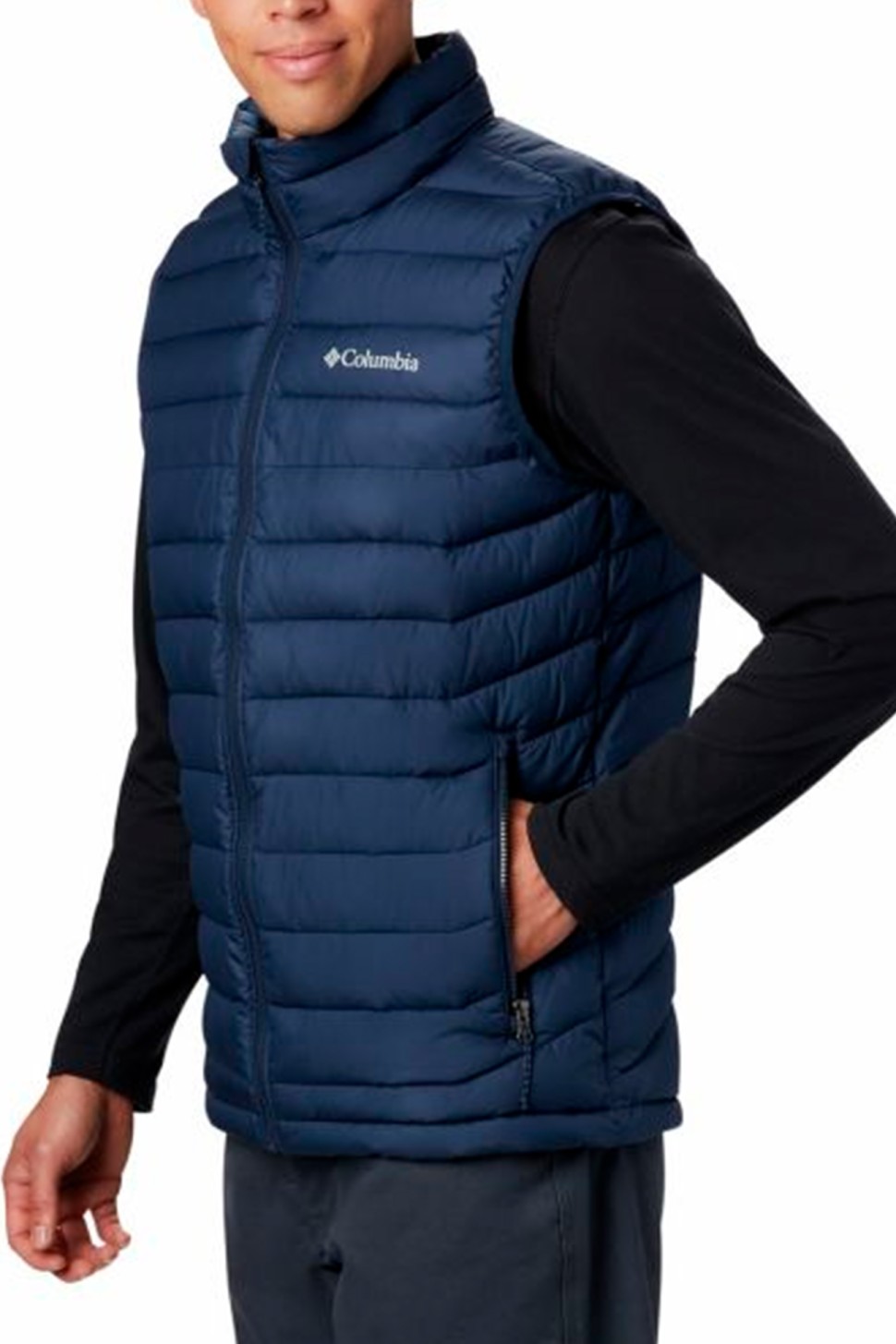Жилет чоловічий Columbia POWDER LITE™VEST синій 1748031-465 — фото 2