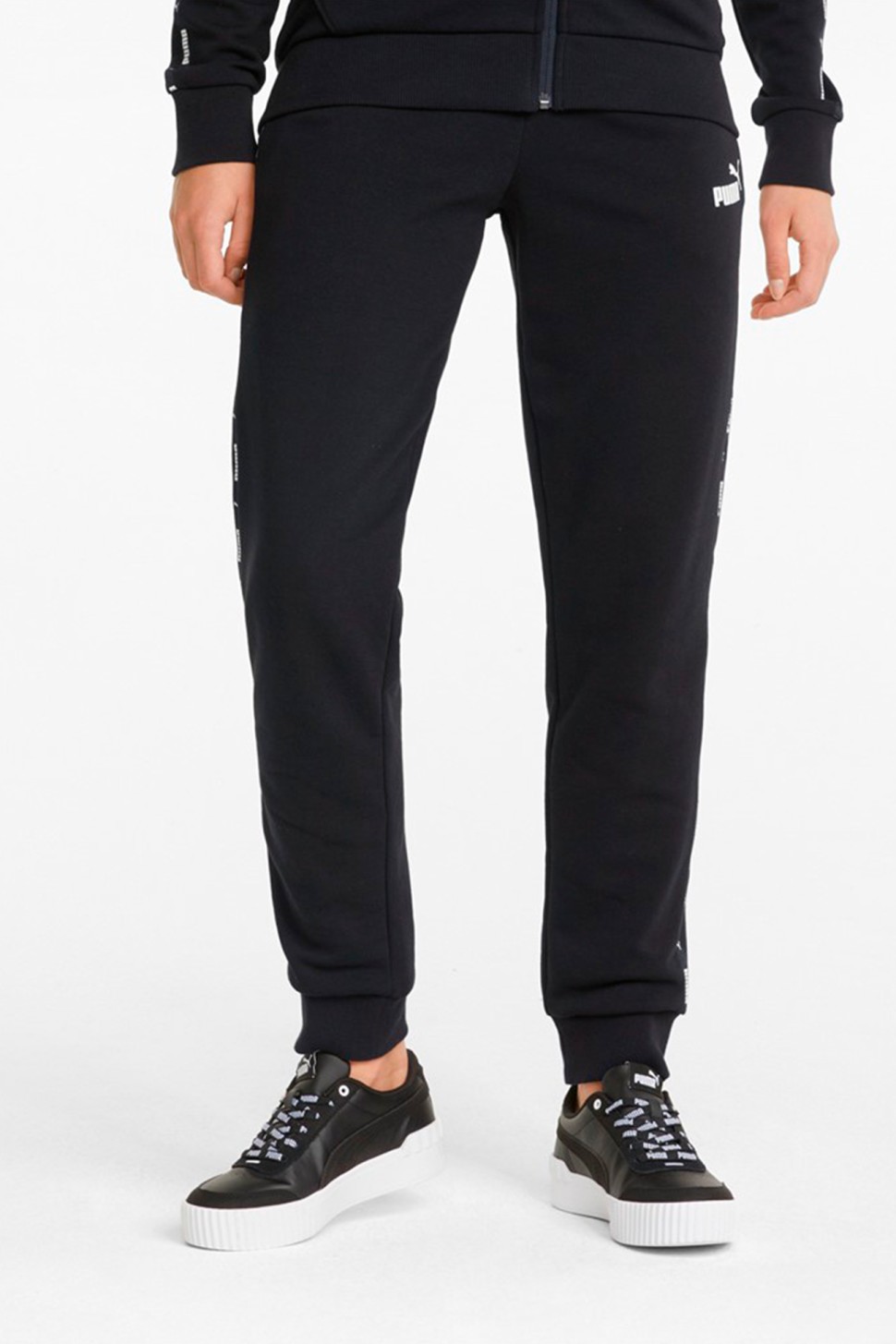Брюки женские Puma Power Tape Pants T черные 84712001 — фото 2 — Sport City Брюки женские Puma Power Tape Pants T черные 84712001 — фото 2